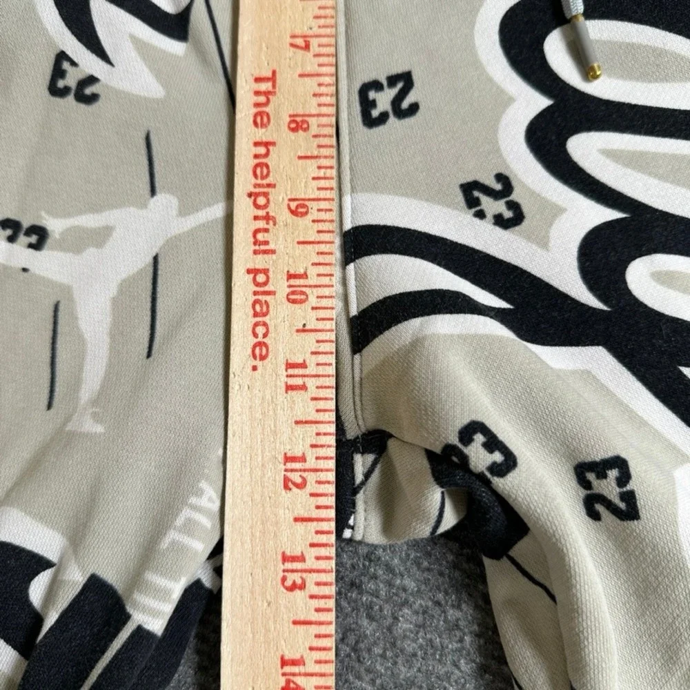 Jordan Loose Fit Chicago All Over Print Sweatpants Black Tan XS